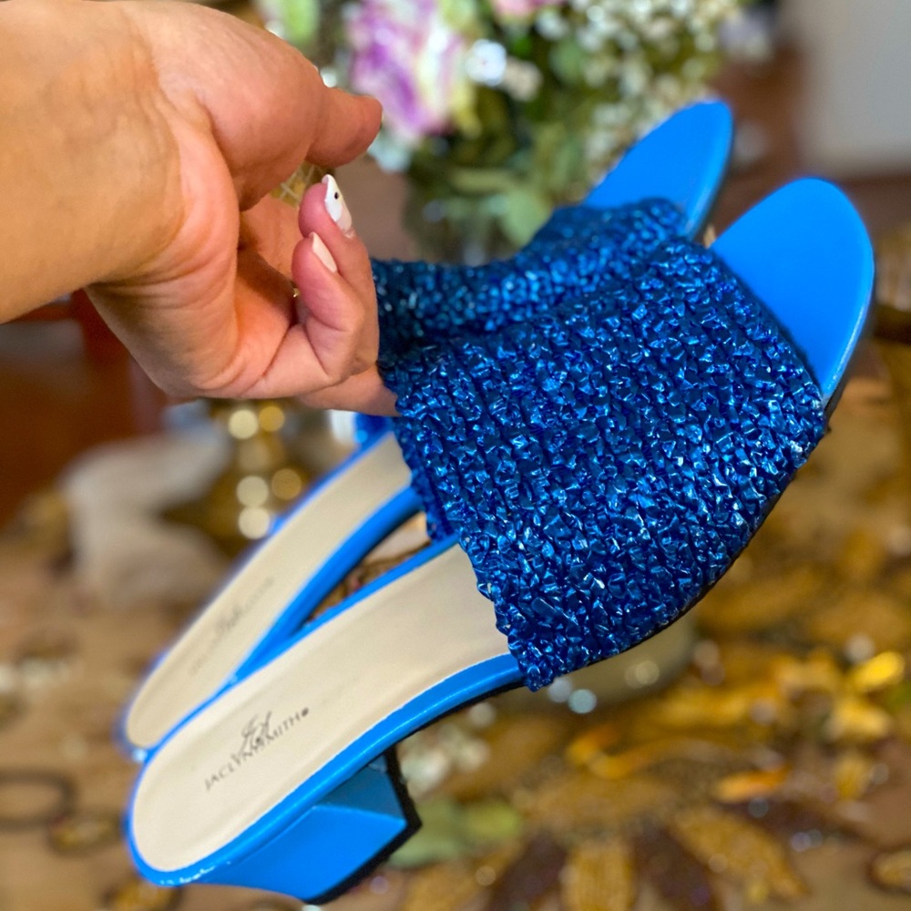 Vintage 2000’s blue mules